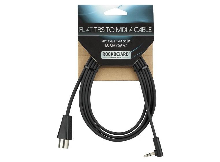 RockBoard Flat TRS to MIDI Cable, 150 cm TRS-MIDI Type A 