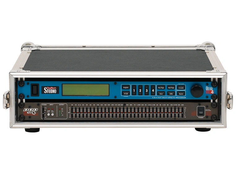 RockCase 19" Rack Flight Case, 2U Professional Line, Shallow 