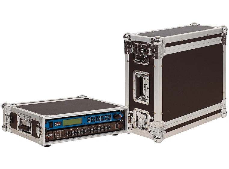 RockCase 19" Rack Flight Case, 2U Professional Line, Shallow 