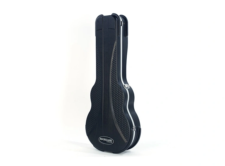 RockCase Acoustic Guitar ABS Case (APX) Curved - Black, Premium Line 