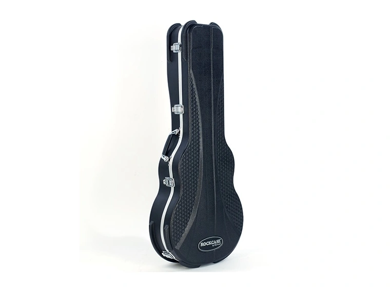 RockCase Acoustic Guitar ABS Case (APX) Curved - Black, Premium Line 
