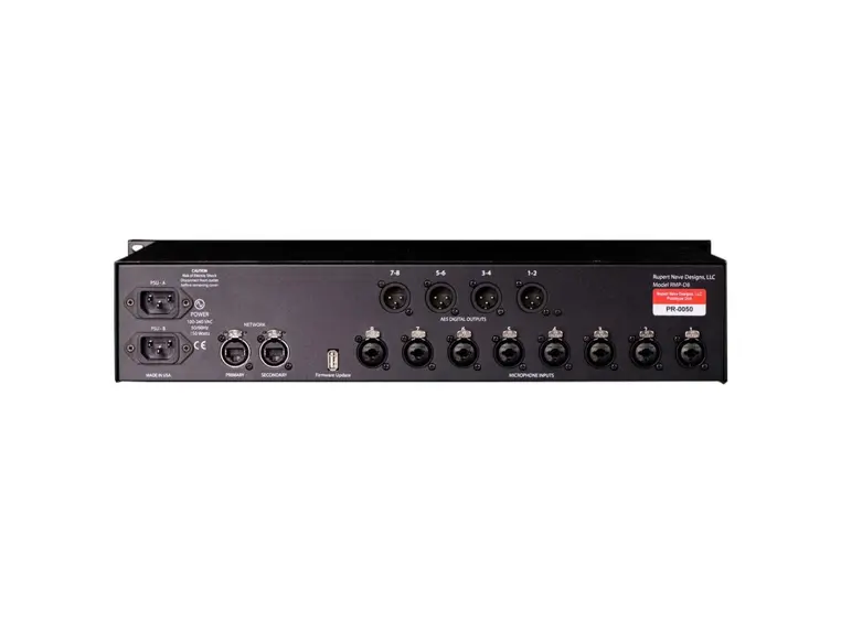 Rupert Neve RMP-D8 Mic Preamp DANTE 8 kanals mikrofonforsterker 