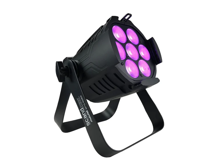Scandlight studioPAR M710 RGBW 7x8W RGB+W, 20 graders spredning 