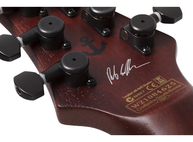 Schecter C-7 Rob Scallon Dark Roast 
