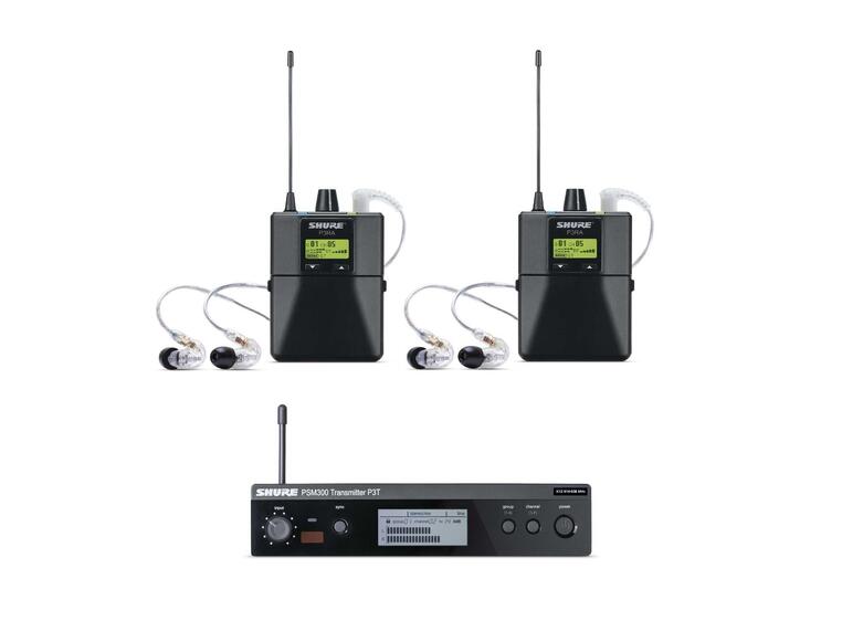 Shure PSM300 Premium In-Eat TwinPack H20 (518-542MHz)
