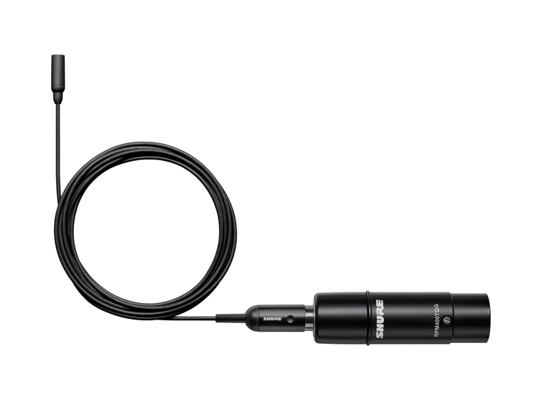 Shure TL48 Lav Omni Speech Low-sen 1.6mm Cab MTQG Black ACC 