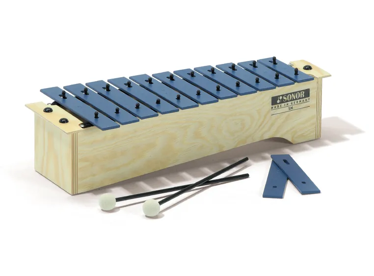 Sonor SM Sopran Metallophon 13 bars, c2-f3, SCH 17, C-major, f#2-bb2 
