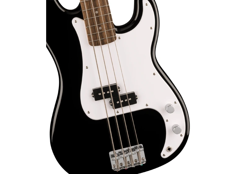 Squier Sonic Precision Bass, Laurel White Pickguard, Black 