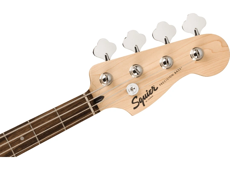Squier Sonic Precision Bass, Laurel White Pickguard, Black 