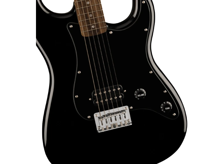 Squier Sonic Stratocaster HT H, Laurel Black Pickguard, Black 