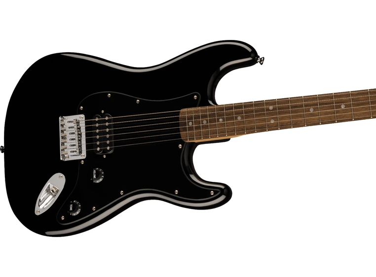 Squier Sonic Stratocaster HT H, Laurel Black Pickguard, Black 