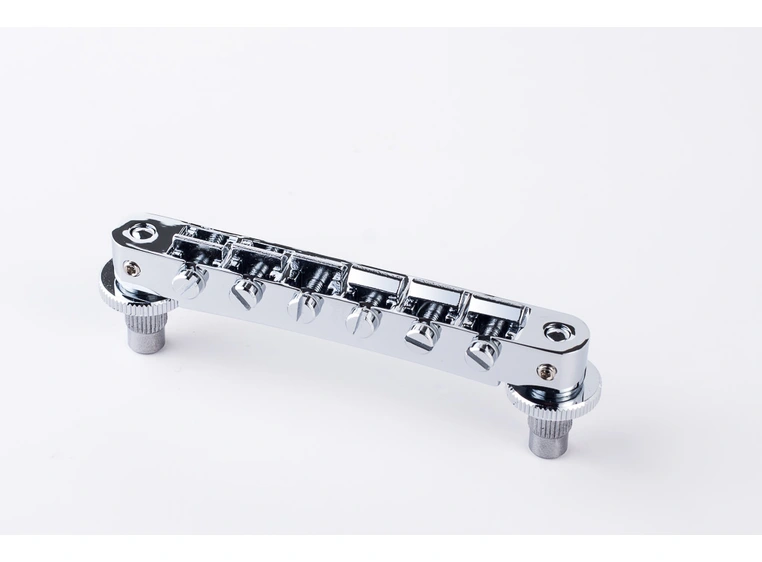 TonePros NVR2 C - Tune-O-Matic Bridge (Standard Nashville Posts) - Chrome 