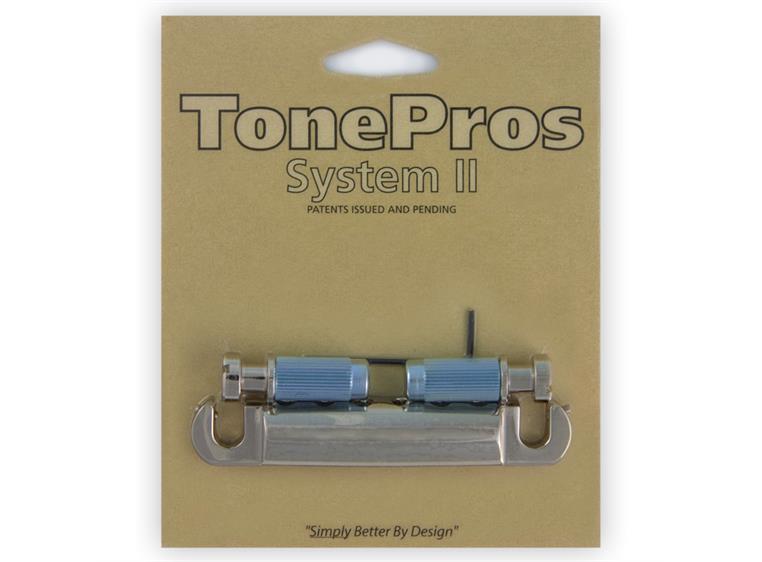TonePros T1Z N - Metric Tailpiece (Locking Stop Bar) - Nickel