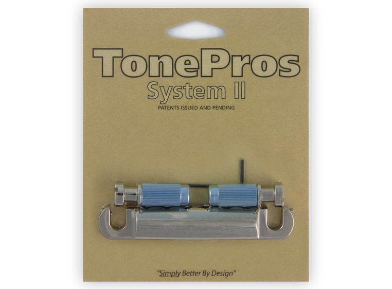 TonePros T1Z N - Metric Tailpiece (Locking Stop Bar) - Nickel 