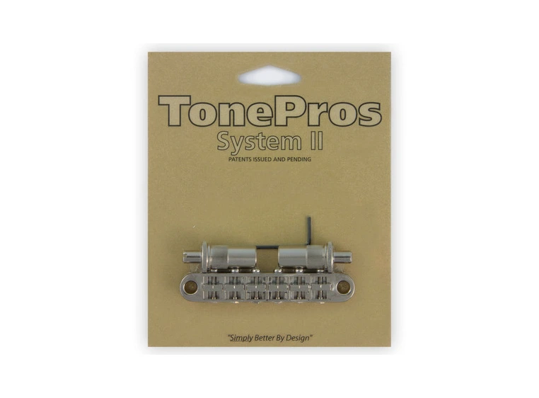 TonePros T3BT N - Metric Tune-O-Matic Bridge - Nickel 