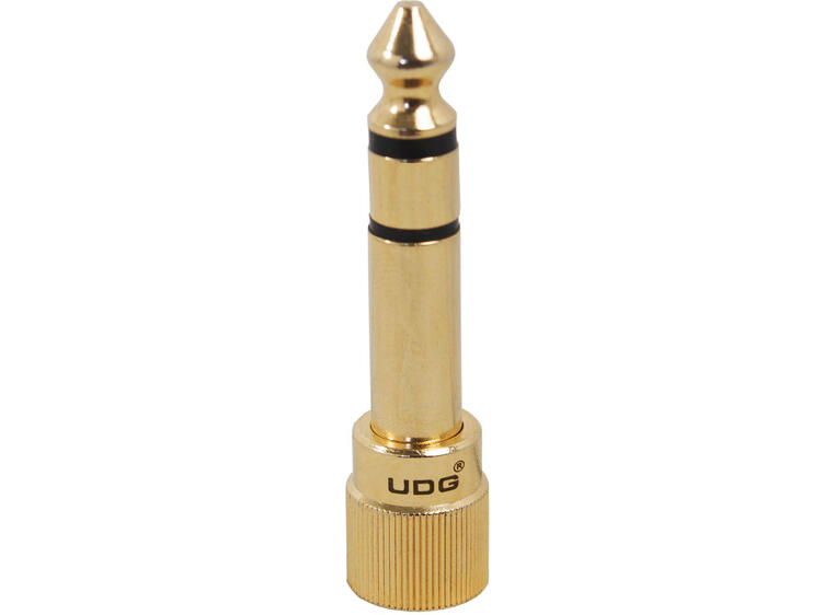 UDG Gear Ultimate adapter med gjenger 3,5 mm TRS til 6,35 mm TRS