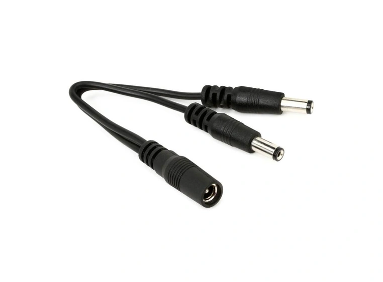 Voodoo Lab voltage doubler two 2.1mm straight-2.1mm female 4” 