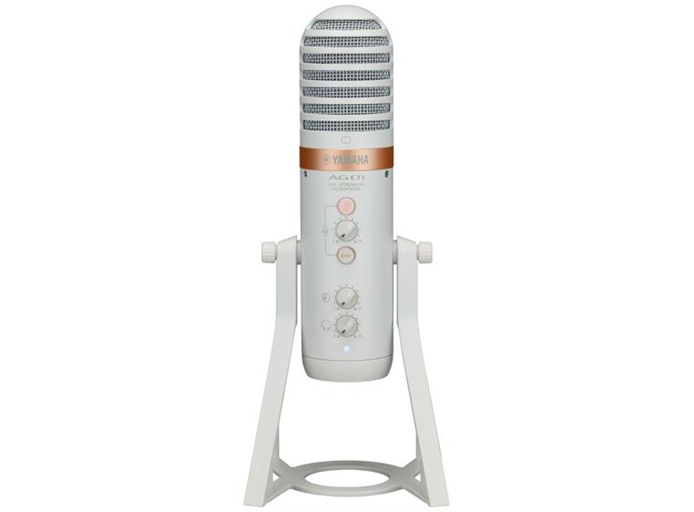 Yamaha AG01 Live Streaming USB Mikrofon in White