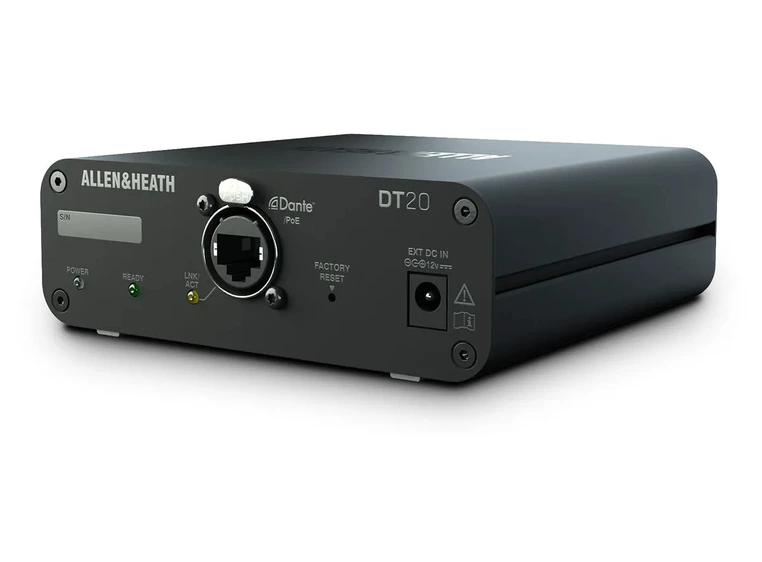 A&H Dante Input Interface - 2 in no hardware inc PSU 