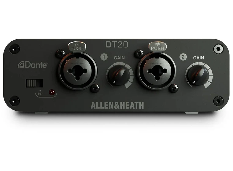 A&H Dante Input Interface - 2 in no hardware inc PSU 