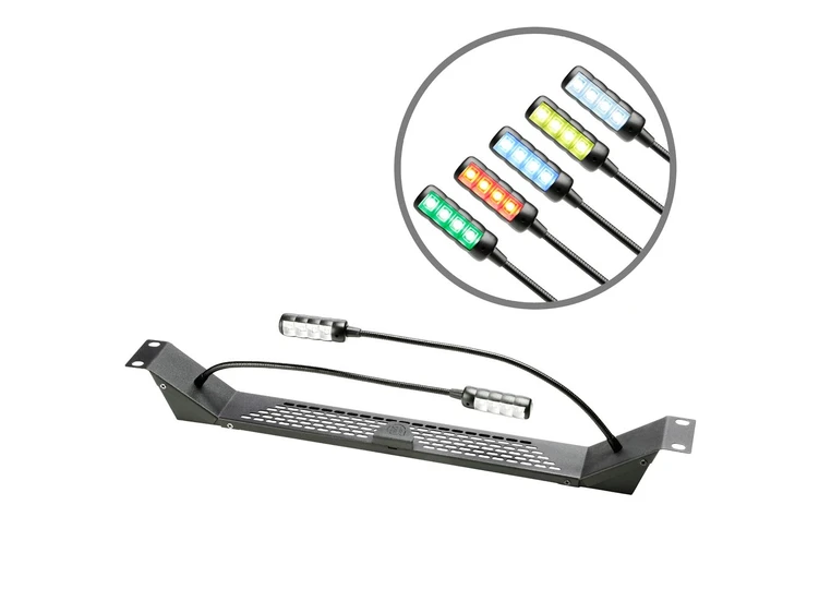 Adam Hall 19" Parts 87463 ULTRA C Dual RGB and White COB LED Rack Light 