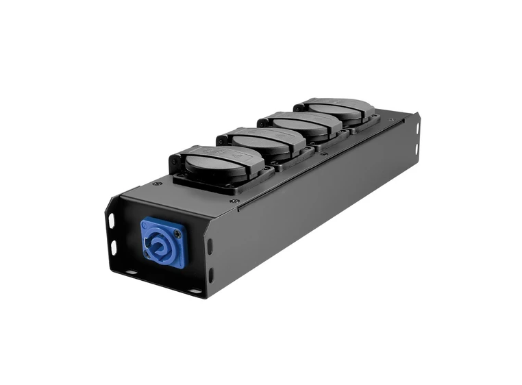 Adam Hall Accessories PRO PORT 4 Power Strip 4x IP54 + Powertwist I/O 