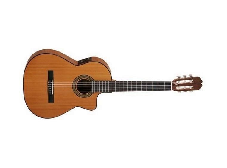 Admira MALAGA-EC Klassisk gitar med mik, cutaway, EQ-6 preamp, solid Cedar top