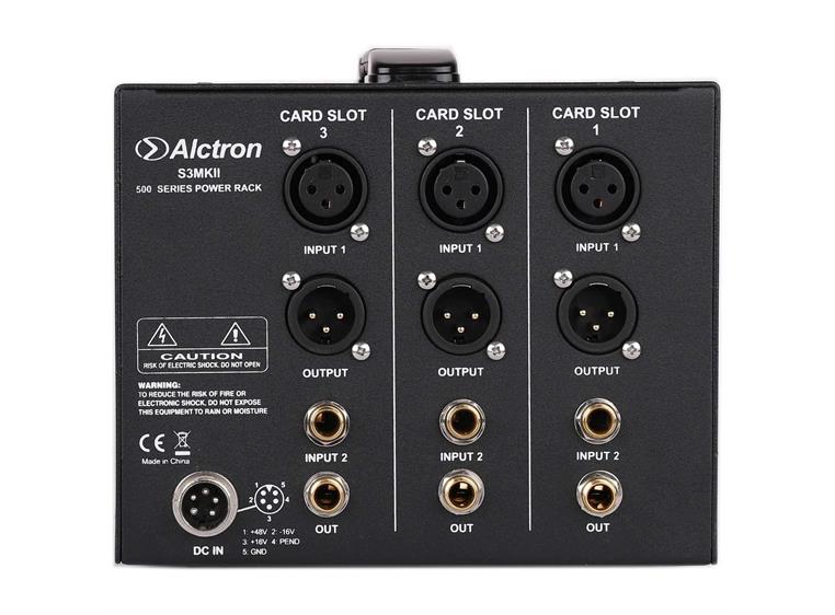 Alctron S3 MK2 500-serie rack med 3 slots