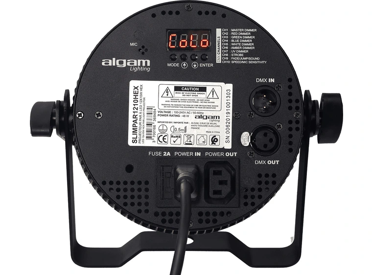 Algam Lighting SLIMPAR-1210-HEX Led light 