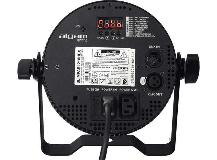 Algam Lighting SLIMPAR-1210-HEX Led light