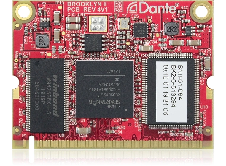 Behringer AOIP-Dante AoIP Nettverksmodul Kompatibel med Audinate Brooklyn II 