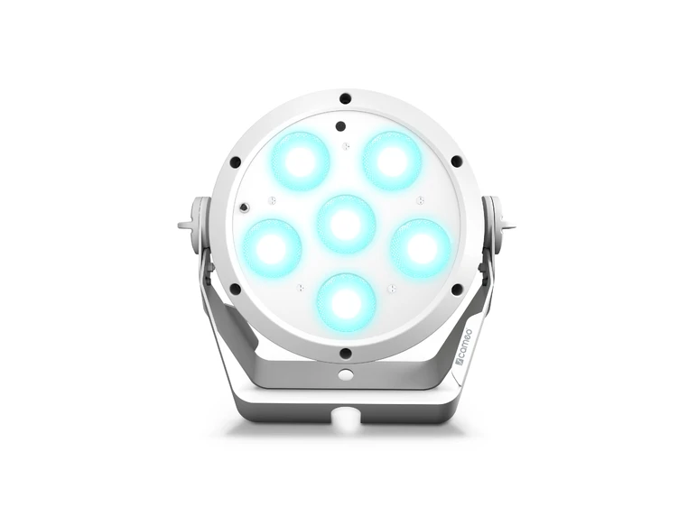 Cameo ROOT® PAR 6 WH 6x 12 W RGBAW + UV PAR Spotlight 