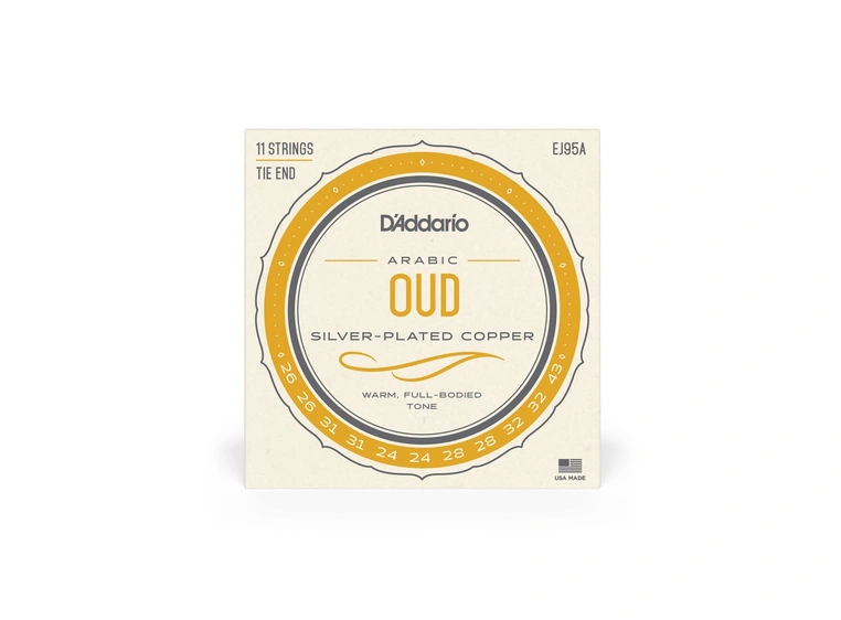 D'Addario EJ95A Strengesett Oud/11-str. Arabic, Medium tension 