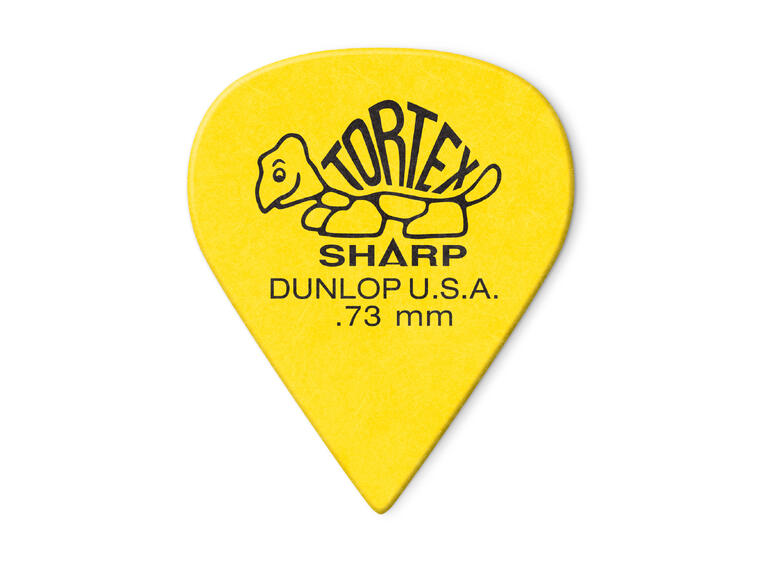 Dunlop 412P.73 Tortex Sharp 12-pakning
