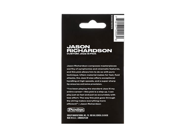 Dunlop 561PJR Custom JazzIII Jason Richardson 6-pakning