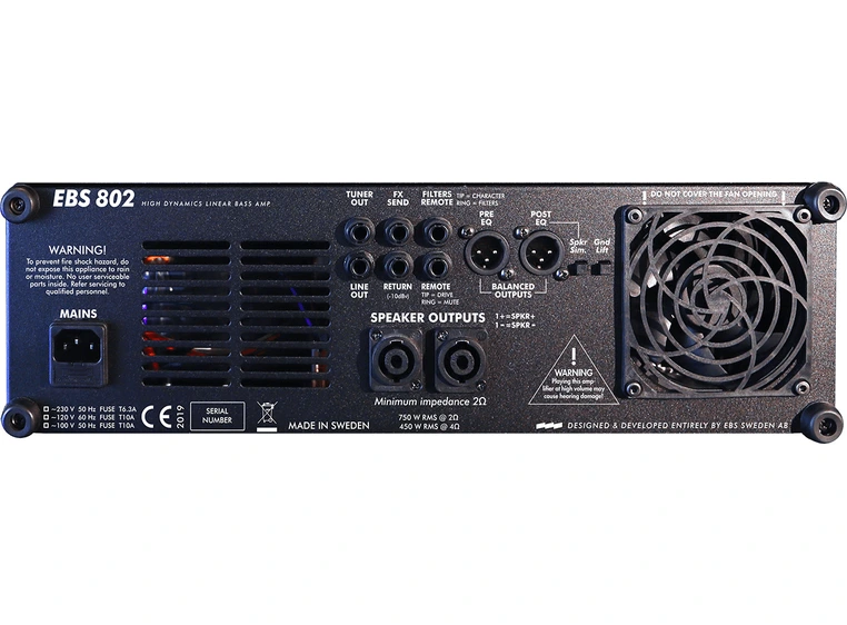 EBS 802HD basstopp 750 (2 ohm) 