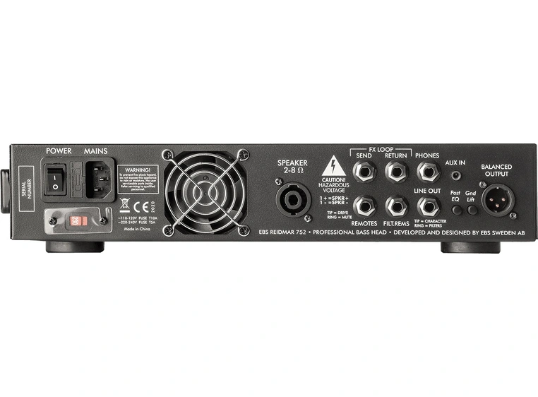 EBS REIDMAR-752 Amp 750W 2 ohms 