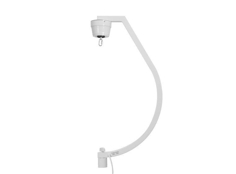 EUROLITE stativmontering med motor, hvit for opp til 50cm speilkuler + quick link 