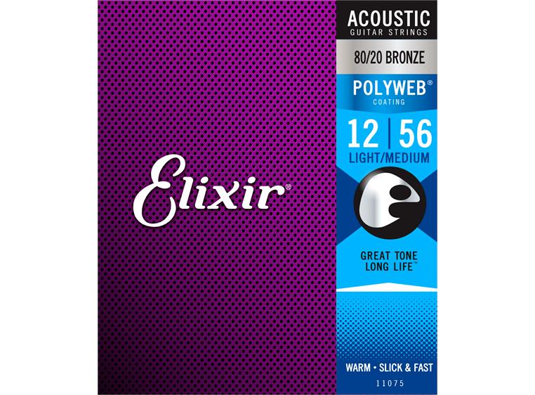 Elixir Polyweb ak.gitar 6str. (012-056) Light-Medium 11075