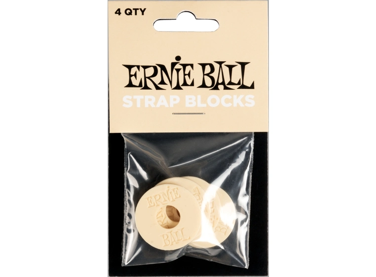 Ernie Ball EB-5624 Strap Blocks Cream, 4 pc 