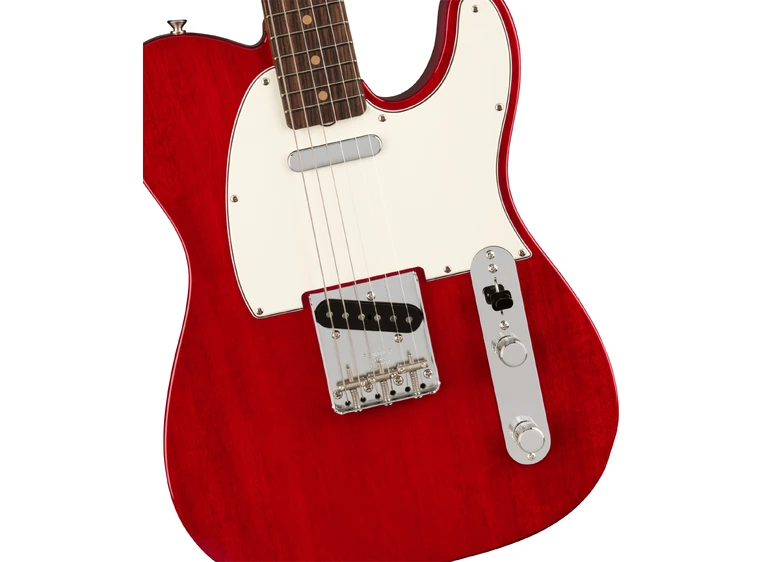Fender Am Vtg II 1963 Telecaster Crimson Red Transparent, Rosewood FB 