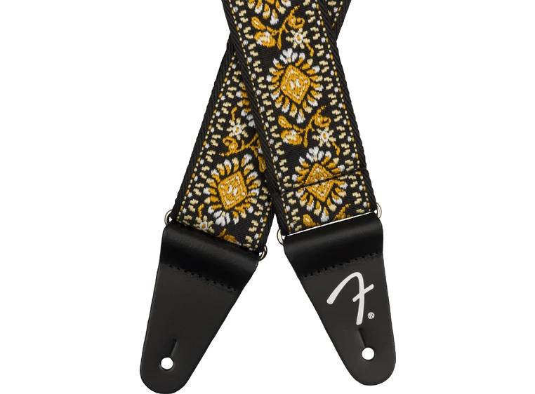 Fender Pasadena Woven Strap Yellow Lotus, 2" 