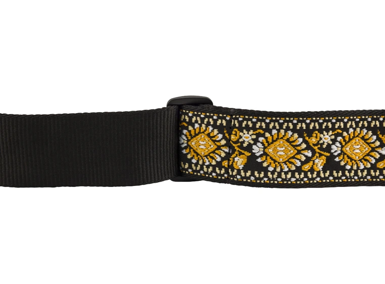 Fender Pasadena Woven Strap Yellow Lotus, 2" 
