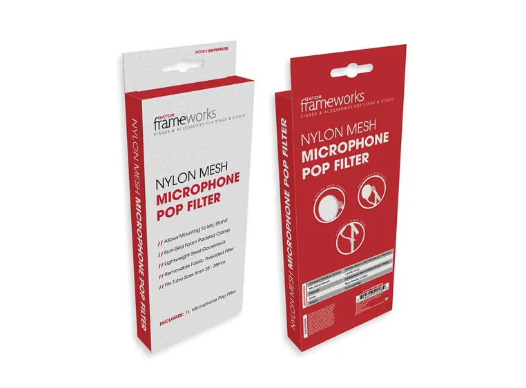 Gator Frameworks GM-POP FILTER Pop Filter 