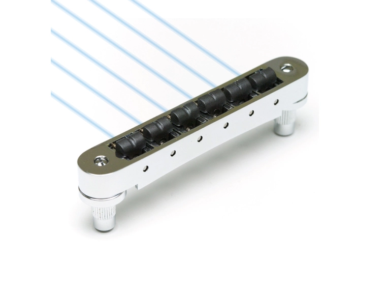 Graph Tech Ghost PN-8843-C0 - Loaded ResoMax NV2 Bridge, 4 mm - Chrome 