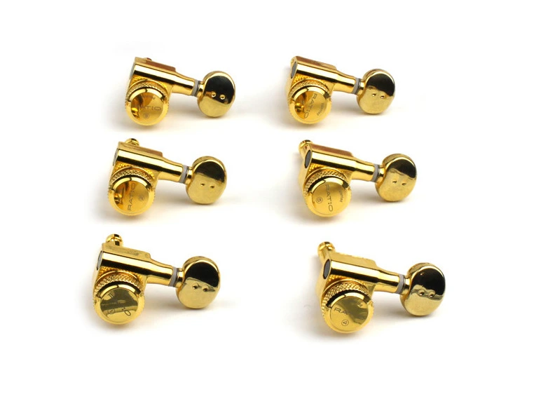 Graph Tech PRL-8731-G0 Ratio Electric Locking Machine Heads (Left) - Gold 