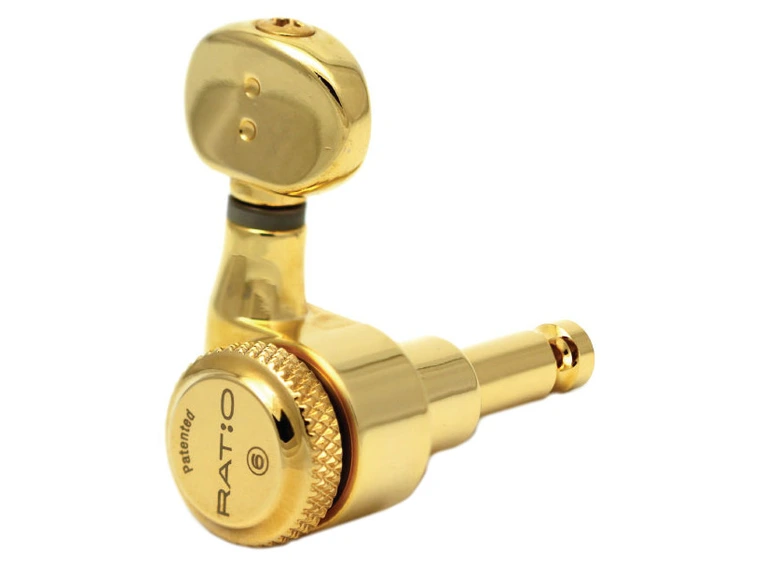 Graph Tech PRL-8731-G0 Ratio Electric Locking Machine Heads (Left) - Gold 