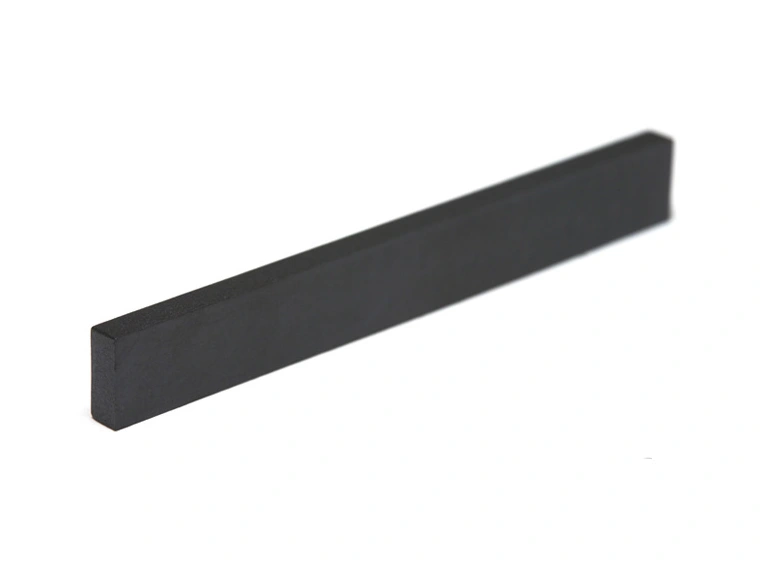 Graph Tech PT-4125-00 Black TUSQ XL Nut Slab (1/8" Thick), Flat 