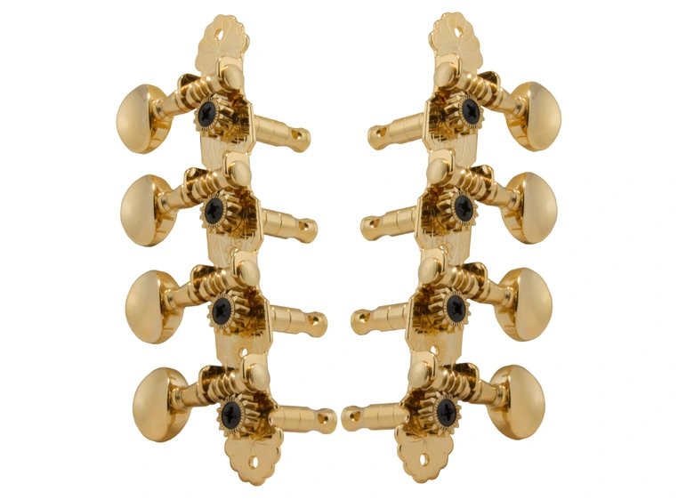 Grover 304G Sta-Tite Mandolin Machines Heads, 4 + 4 - Gold 