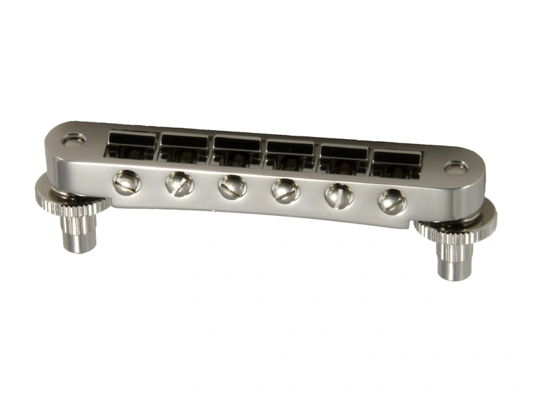 Grover 521N Tune-O-Matic Guitar Bridge (Unnotched) - Nickel 